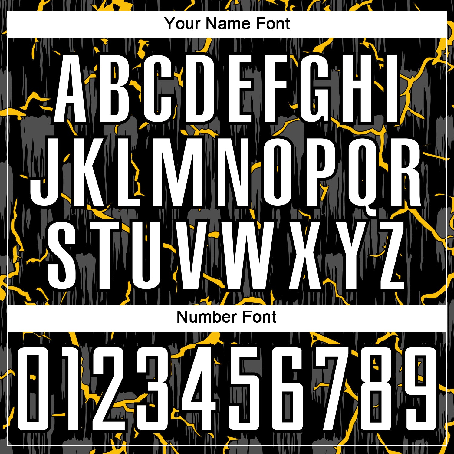 Personalized Lightning Soccer Jersey - Black White Yellow Sublimation Uniform Personalized Black White-Yellow Lightning Sublimation - Image 6