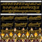 Custom 3D Geometric African Ethnic Black Yellow Baseball Jersey Personalized Black Yellow 3D Geometric African Ethnic Style