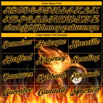 Custom 3D Flame Billiards 8 Ball Polo Shirt Personalized Black Yellow Design with Name and Number Personalized Black Yellow