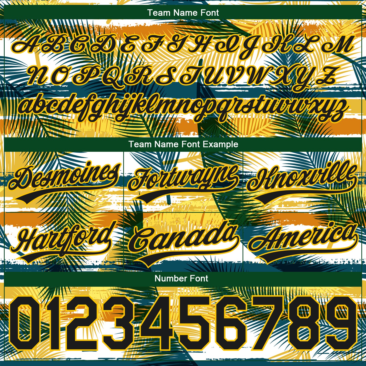 Personalized Black Yellow-Midnight Green 3D Hawaii Palm Leaves Basketball Shorts Personalized 3D Basketball Shorts with Black Yellow and Midnight Green Hawaii Palm Leaves Design Personalized Black Yellow-Midnight - Image 3