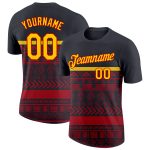 Personalized 3D Black History Month T-Shirt in Black Yellow-Red for Men, Women, Kids Personalized Black Yellow-Red 3D Black