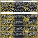 Custom 3D Pattern Animal Snake Baseball Jersey - Personalized Black Yellow-White with Team Name and Number Personalized Black