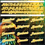 Custom Name and Number Performance T-Shirt for Holi Festival - 3D Pattern Black Yellow-White Design Personalized Black Yellow-White