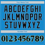 Custom Authentic Basketball Jersey - Personalized Blue Black Neon Green with Team Name & Number Personalized Blue Black-Neon