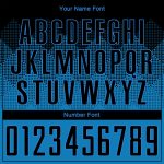 Custom Name Number Soccer Jersey Blue Black Sublimation Team Uniform - Personalized Sports Apparel Personalized Blue Black