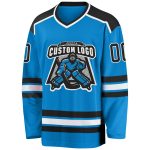 Personalized Hockey Jersey in Blue and Black-White Color Options Personalized Blue Black-White Hockey Jersey