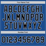 Custom Blue Black White Throwback Basketball Jersey for Men and Women Personalized Blue Black-White Throwback Basketball