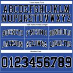 Personalized Basketball Shorts in Blue Black-White Throwback Style Personalized Blue Black-White Throwback Basketball Shorts