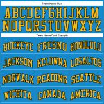 Personalized Blue and Gold Throwback Basketball Jersey - Custom Sports Apparel Personalized Blue Gold-Black Throwback Basketball