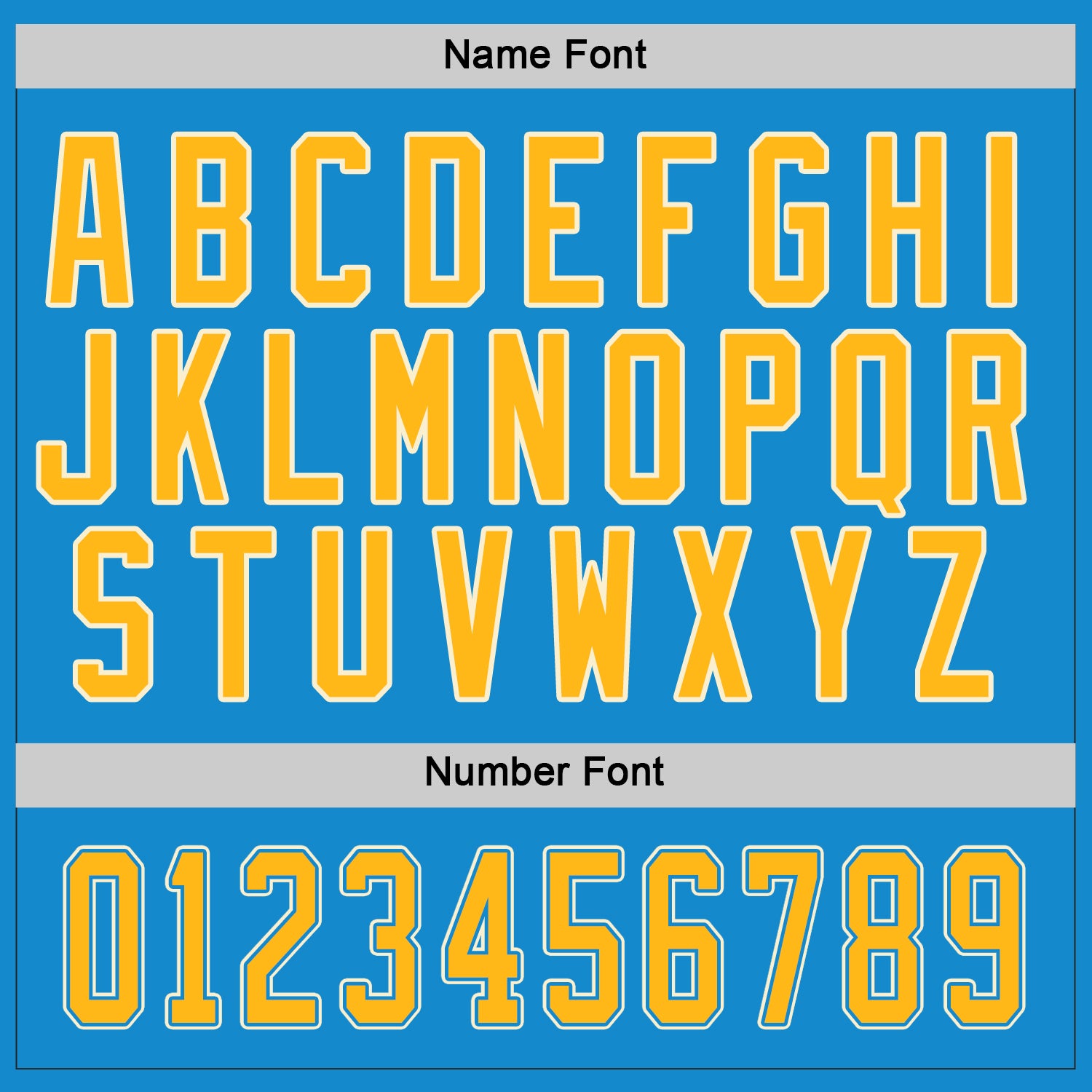 Personalized Blue Gold-Cream Hockey Jersey Custom Blue Gold Cream Hockey Jersey for Personalized Sports Apparel Personalized Blue Gold-Cream Hockey Jersey - Image 3