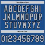 Custom Name and Number Personalized Blue Gray-Black Mesh Baseball Jersey - Authentic Throwback Style Personalized Blue Gray-Black