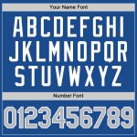 Personalized Blue Gray Navy White Baseball Jersey Custom Design Throwback Personalized Blue Gray Navy-White Throwback Baseball