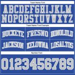 Custom Team Basketball Shorts - Personalized Blue Gray White Authentic Throwback with Name and Number Personalized Blue Gray-White