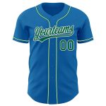 Personalized Blue Baseball Jersey - Custom Green and White Team Jersey Personalized Blue Kelly Green-White Baseball Jersey