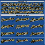Personalized Navy Gold Basketball Jersey - Authentic Throwback Style Personalized Blue Navy-Gold Authentic Throwback Basketball