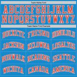 Personalized Blue Basketball Jersey with Orange-White Design, Retro Style Personalized Blue Orange-White Throwback Basketball
