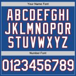 Custom Name Number Authentic Throwback Baseball Jersey Personalized Blue Red-Black Team Design Personalized Blue Red-Black