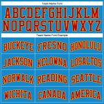 Personalized Throwback Basketball Jersey in Blue Red and Gold Colors Personalized Blue Red-Gold Throwback Basketball Jersey