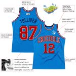 Personalized Throwback Basketball Jersey in Blue and Red-Navy, Custom Design for Fans and Players Personalized Blue Red-Navy