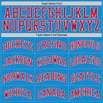 Customizable Authentic Throwback Basketball Jersey - Personalized Blue Red-White with Name and Number Personalized Blue Red-White