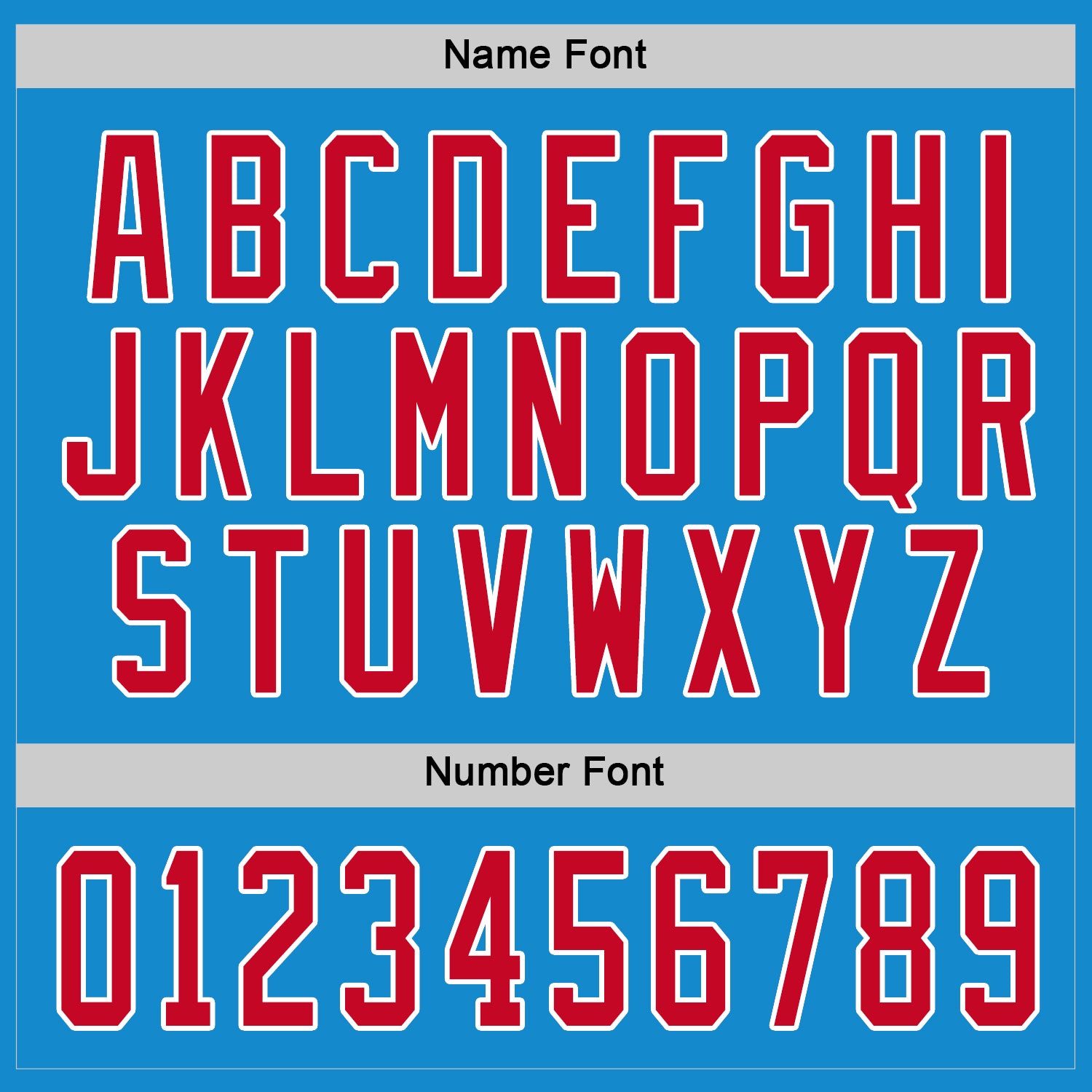 Personalized Hockey Jersey - Blue Red and White Team Colors, Custom Sports Apparel Personalized Blue Red-White Hockey Jersey - Image 4