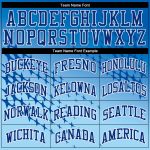 Personalized Royal Blue Light Blue Basketball Jersey Suit Round Neck Sublimation Personalized Blue Royal-Light Blue Round