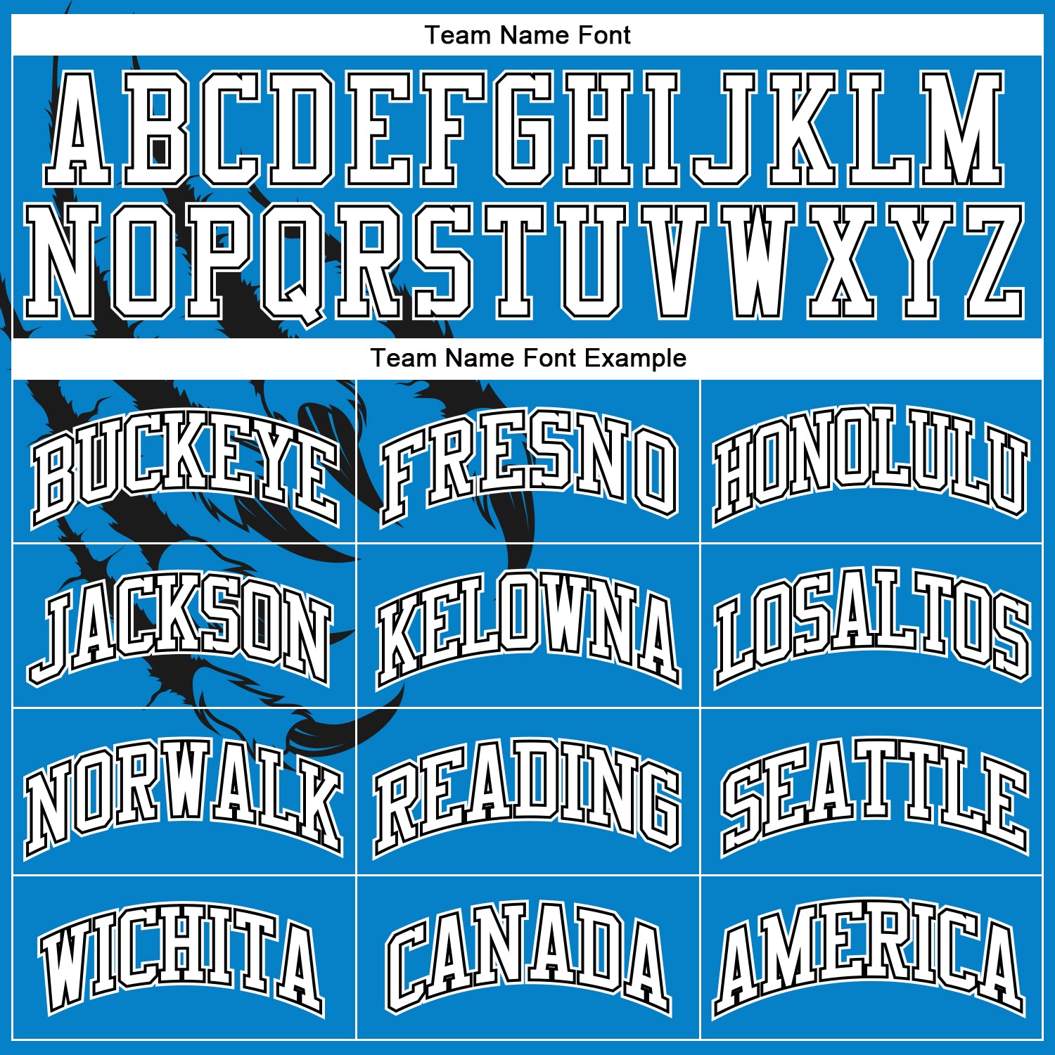 Personalized Blue White-Black Animals Claws Round Neck Sublimation Basketball Suit Jersey Team Custom Name and Number Custom Basketball Jersey with Team Name and Number, Personalized Blue White-Black Animal Claws Round Neck Design Personalized - Image 3