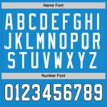 Custom Name and Number Hockey Jersey - Personalized Blue White-Black Team Jersey Personalized Blue White-Black Hockey Jersey