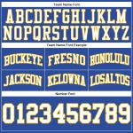 Personalized Blue and White Gold Throwback Basketball Shorts for Men Personalized Blue White-Gold Throwback Basketball Shorts
