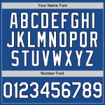 Custom Name and Number Personalized Authentic Blue White-Navy Baseball Jersey - Team Edition Throwback Jersey Personalized