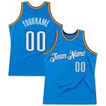 Personalized Blue White Navy Basketball Jersey - Throwback Style Personalized Blue White-Navy Throwback Basketball Jersey