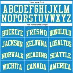 Personalized Authentic Basketball Jersey - Blue White Neon Green Retro Style Personalized Blue White-Neon Green Authentic