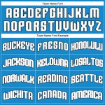 Personalized Blue White Pinstripe Basketball Jersey for Men - Black & White Personalized Blue White Pinstripe White-Black