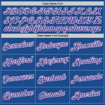Custom Name & Number Authentic Throwback Basketball Jersey - Personalized Blue White Purple Personalized Blue White-Purple