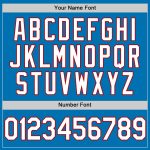 Personalized Baseball Jersey in Blue, White, and Red - Custom Team Jersey Personalized Blue White-Red Baseball Jersey