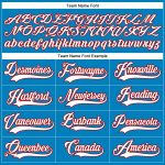 Custom Name Number Personalized Hockey Jersey - Blue White Red Lace Neck Design Personalized Blue White-Red Hockey Lace Neck