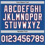 Custom Blue White Red Throwback Baseball Jersey for Men and Women Personalized Blue White-Red Mesh Throwback Baseball Jersey