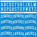 Personalized Basketball Jersey Blue White Round Neck - Custom Suit 2 Personalized Blue White Round Neck Suit Basketball Jersey