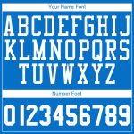 Personalized Basketball Jersey Blue White Round Neck - Custom Suit 2 Personalized Blue White Round Neck Suit Basketball Jersey