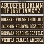 Custom Authentic Football Jersey - Personalized Brown Cream Mesh with Team Name and Number Personalized Brown Brown-Cream