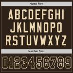 Custom Authentic Football Jersey - Personalized Brown Cream Mesh with Team Name and Number Personalized Brown Brown-Cream