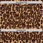 Custom Leopard Print Basketball Jersey with Personalized Name and Number - Brown and Old Gold 3D Pattern Design Personalized