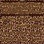 Personalized 3D Leopard Long Sleeve Performance T-Shirt - Brown Brown-Old Gold Personalized Brown Brown-Old Gold Leopard