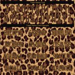 Personalized Leopard Soccer Jersey - Brown and Old Gold Sublimation Uniform Personalized Brown Brown-Old Gold Sublimation