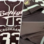 Custom Name and Number Baseball Jersey - Personalized Authentic Brown Cream Team Jersey Personalized Brown Cream Authentic