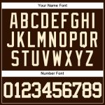 Personalized Brown Cream Baseball Jersey for Custom Team Apparel and Gifts Personalized Brown Cream Baseball Jersey