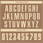 Custom Team Name Number Soccer Uniform Jersey Brown Cream Camo Personalized Personalized Brown Cream-Camo Sublimation Soccer