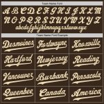 Custom Name and Number Brown Cream-Gold Baseball Jersey - Personalized Authentic Team Jersey Personalized Brown Cream-Gold