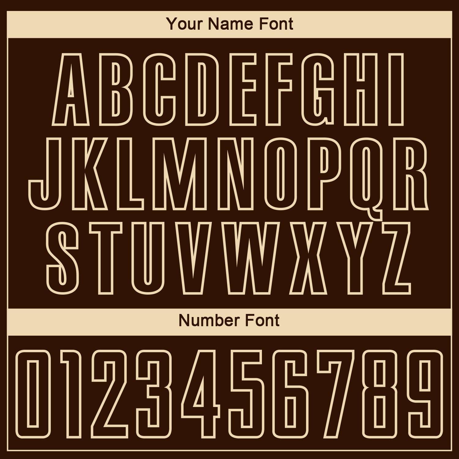 Personalized Brown Cream Sublimation Soccer Uniform Jersey Personalized Brown Cream Soccer Jersey Uniform for Sublimation Printing Personalized Brown Cream Sublimation Soccer Uniform - Image 5