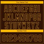 Personalized 3D San Diego City Edition Brown Gold Fashion Baseball Jersey Custom Name Number Personalized Brown Gold 3D San